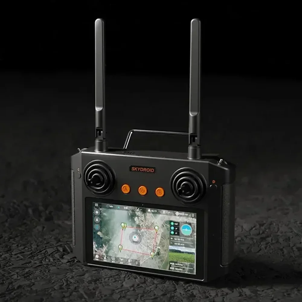 Skydroid H12 PRO RC Transmitter for Drone Boat Car Models, 1080P FPV Image Transmission Controller with Triple-body Camera