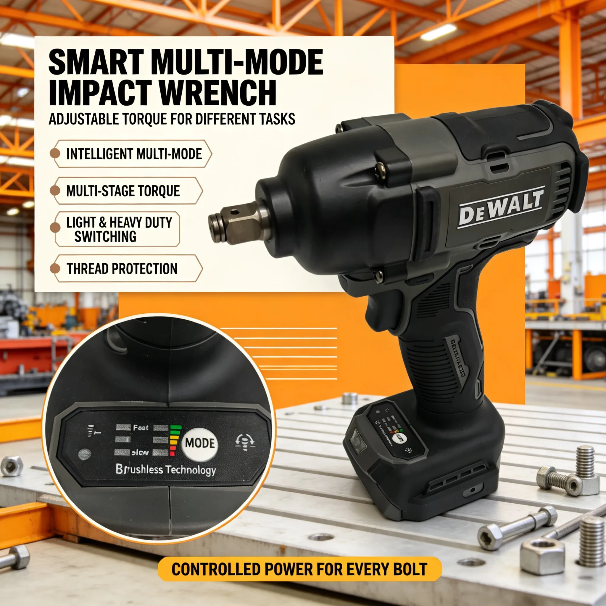 DEWALT DCF99M, versione grigia - Brushless Impact Wrench 20V recensione e prezzo