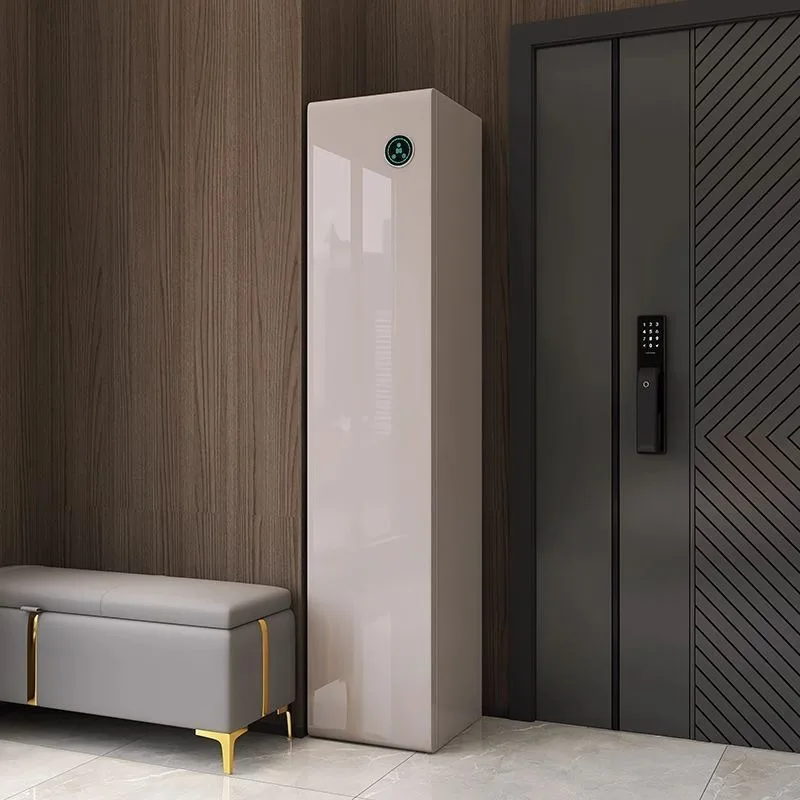 Multi-layer mirror intelligent disinfection storage shoe rack at the entrance entrance