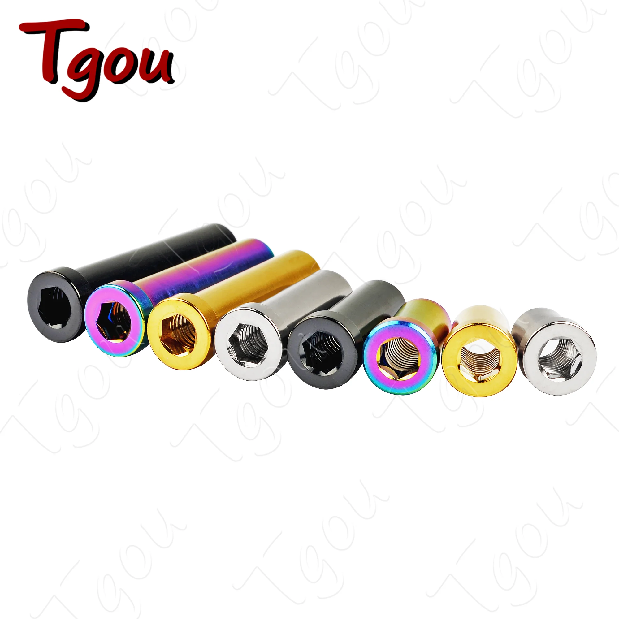 Tgou Recessed M6 Ti Nut Full Length 13/15/17/23/25/31.5/33/35mm for Road Bicycle Brake Caliper C Clamp Fix