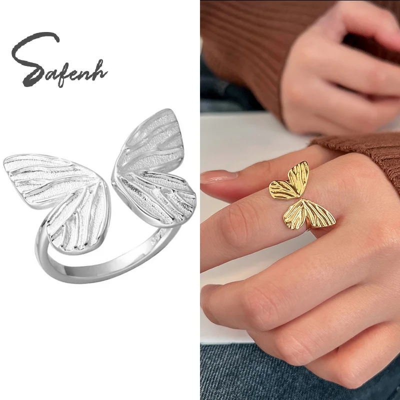 Adjustable Literary Butterfly Ring Nail Photography Nail Photo Shoots Props Rings Rings Nail Ornament Jewelry Accessori