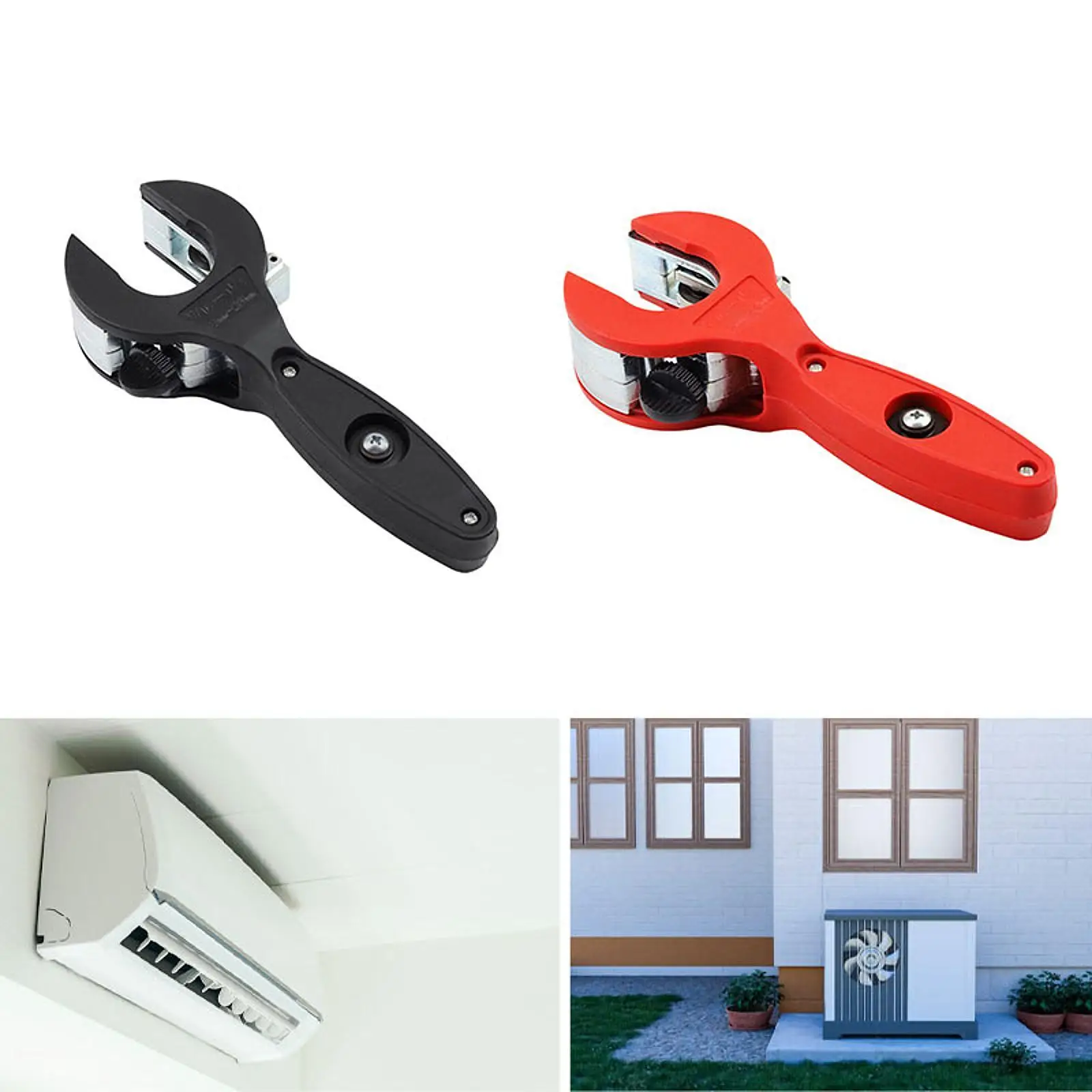 

Ratchet Pipe Cutter Tool, Air Conditioning Repair Tool for 8 -29mm Thick Pipe Ratchet Cutter Tube Cutter,