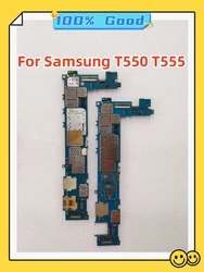 For Samsung Galaxy Tab A 9.7 T550 T555 Motherboard Full chips Good Working Logic Board Plate 100% Good Unlocked Mainboard