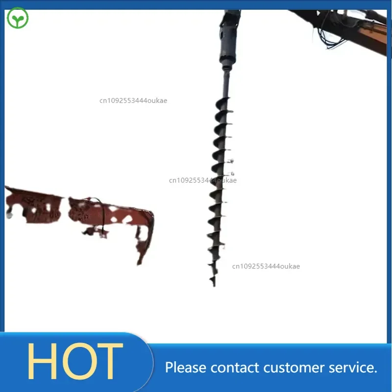 

wholesale hydraulic spiral drilling rig, excavator hole spiral power head automatic spiral drilling rig