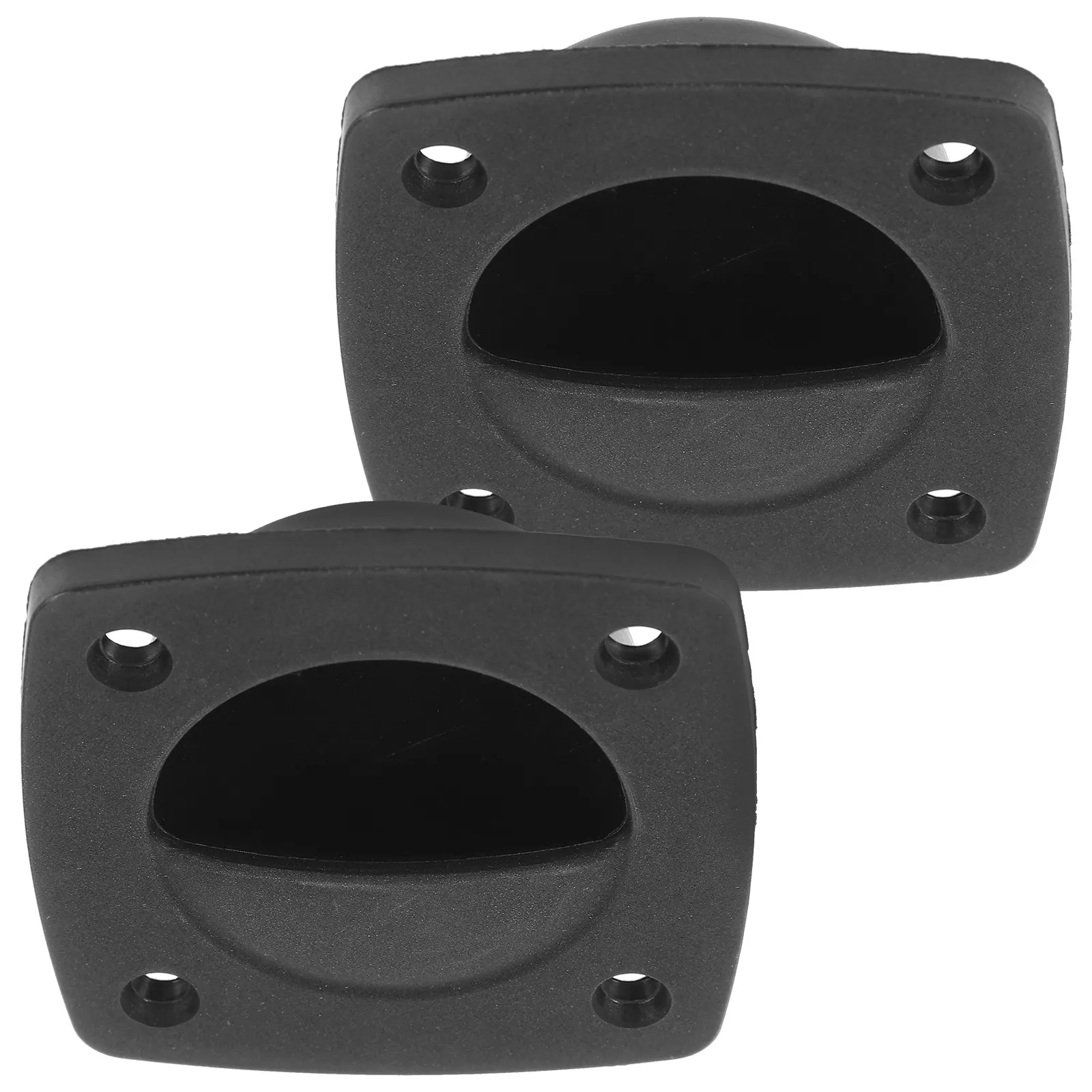 2Pcs Nylon Flush Pull Handle Boat Hatch Latch for Marine Deck Cabin Cupboard Doors Cabinets Sliding Floors Recessed Cabinet