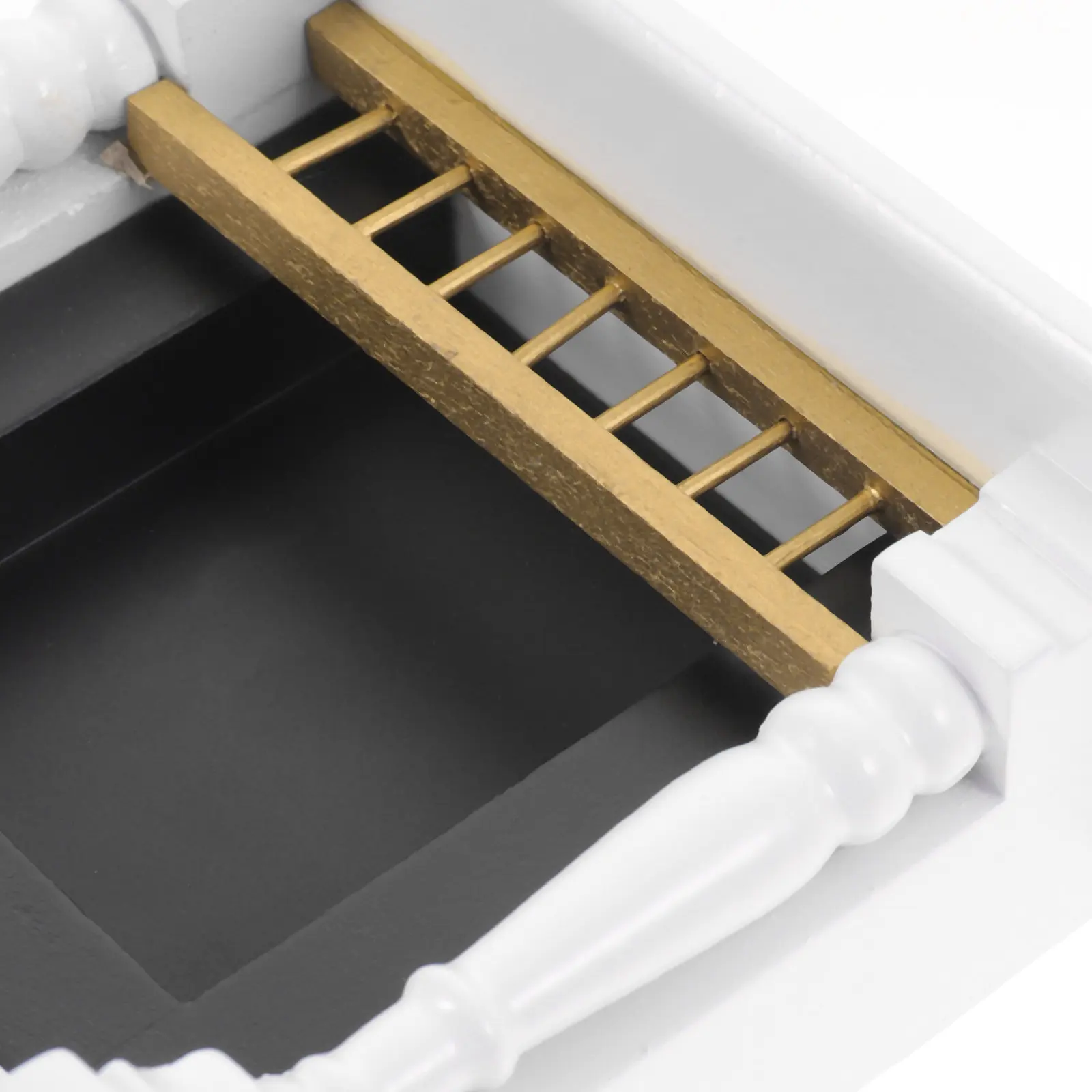 

Miniature Wooden Fireplace Furniture Mini House Accessories Realistic Mini Furniture for DIY Micro Landscape Decoration