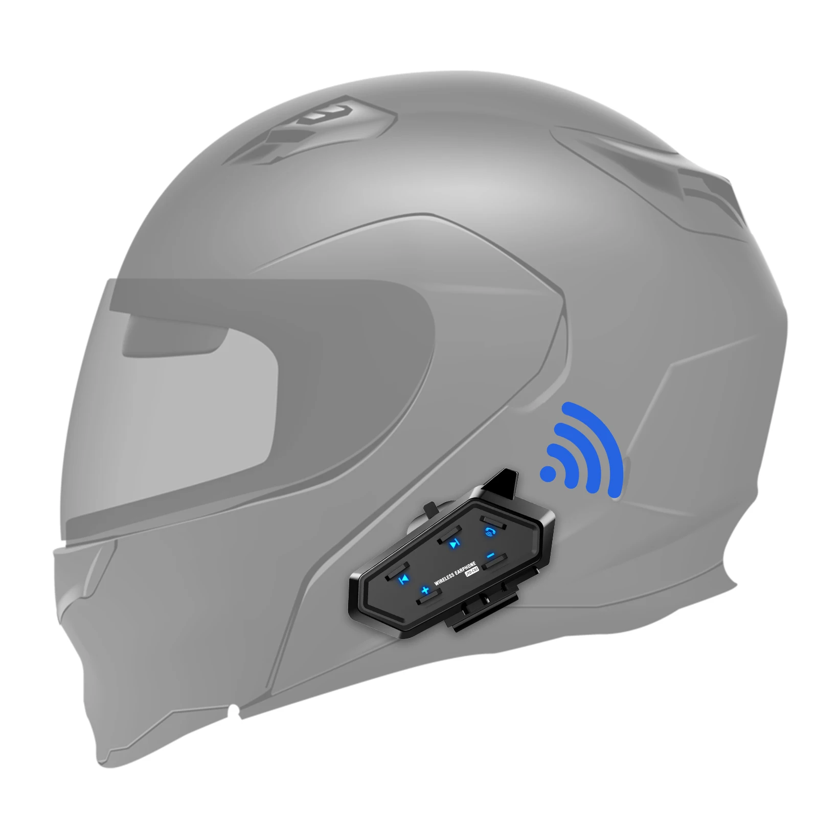 Motorcycle Helmet BT Headset Motorcycle Helmet Speaker Wireless BT Headphones Compatible with All Helmets