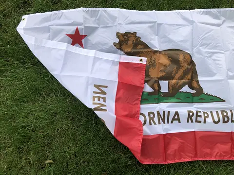 TIKI FLAG 90x150cm New California Republic NCR Bear California Flag 3x5ft National flag polyester hanging Banner for decoration