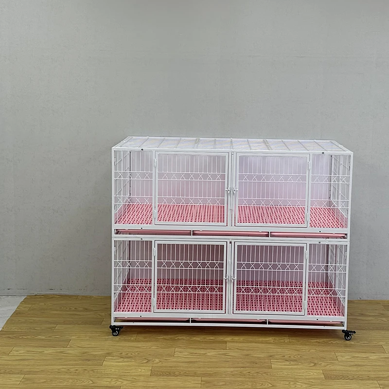 

Foldable 3-layer cat Cage for Home Use Indoor Pigeon and Rabbit Cage Pet Shop Cage cat Shelter for Breeding Cats