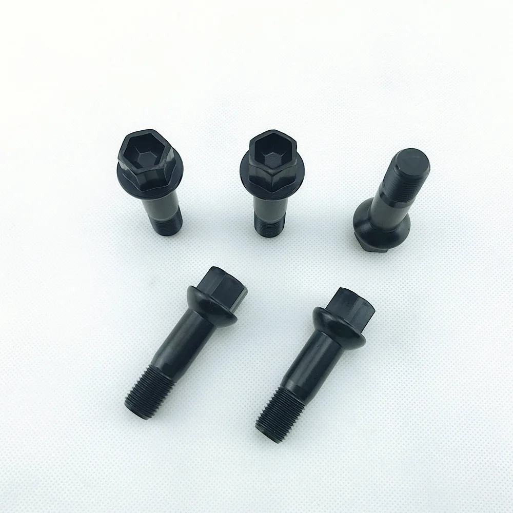 0009907607 High-strength automotive wheel bolts, suitable for Mercedes W166, W204, W213, W222 (Note: Each item contains 1 bolt)