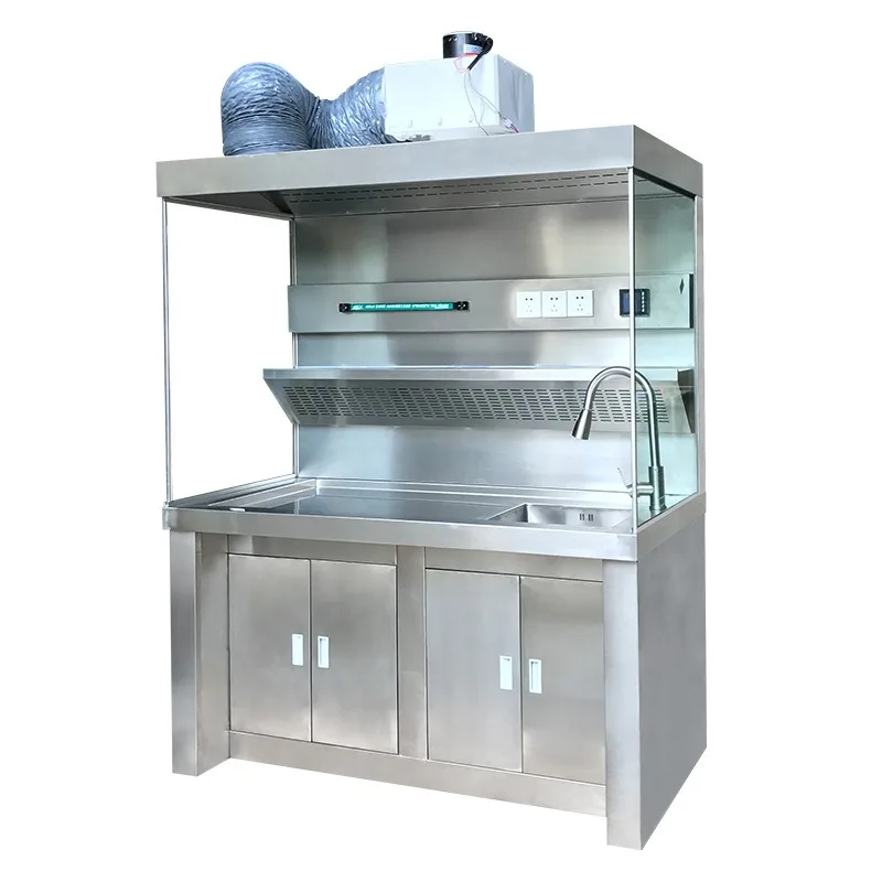 Material sampling table Hospital fume hood Stainless steel sampling table
