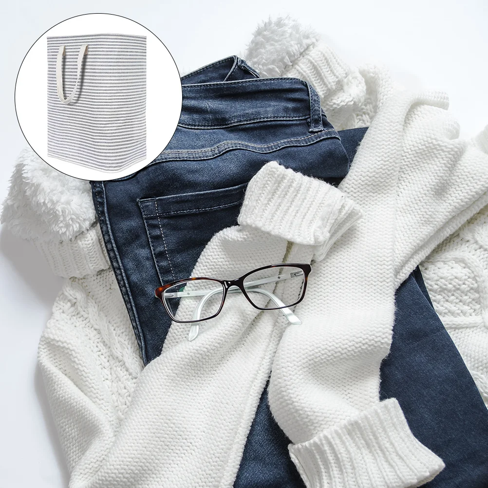 

Freestanding Laundry Hamper Collapsible Large Clothes Basket Waterproof Coating Lightweight Easy Carry Travel College