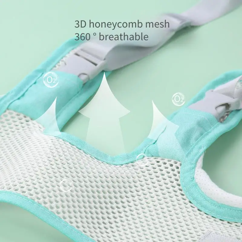 Cinturón para caminar para bebé, protección de cintura para caminar, antipellizco, cuerda de tracción anticaída para bebé, ligero y transpirable, verano