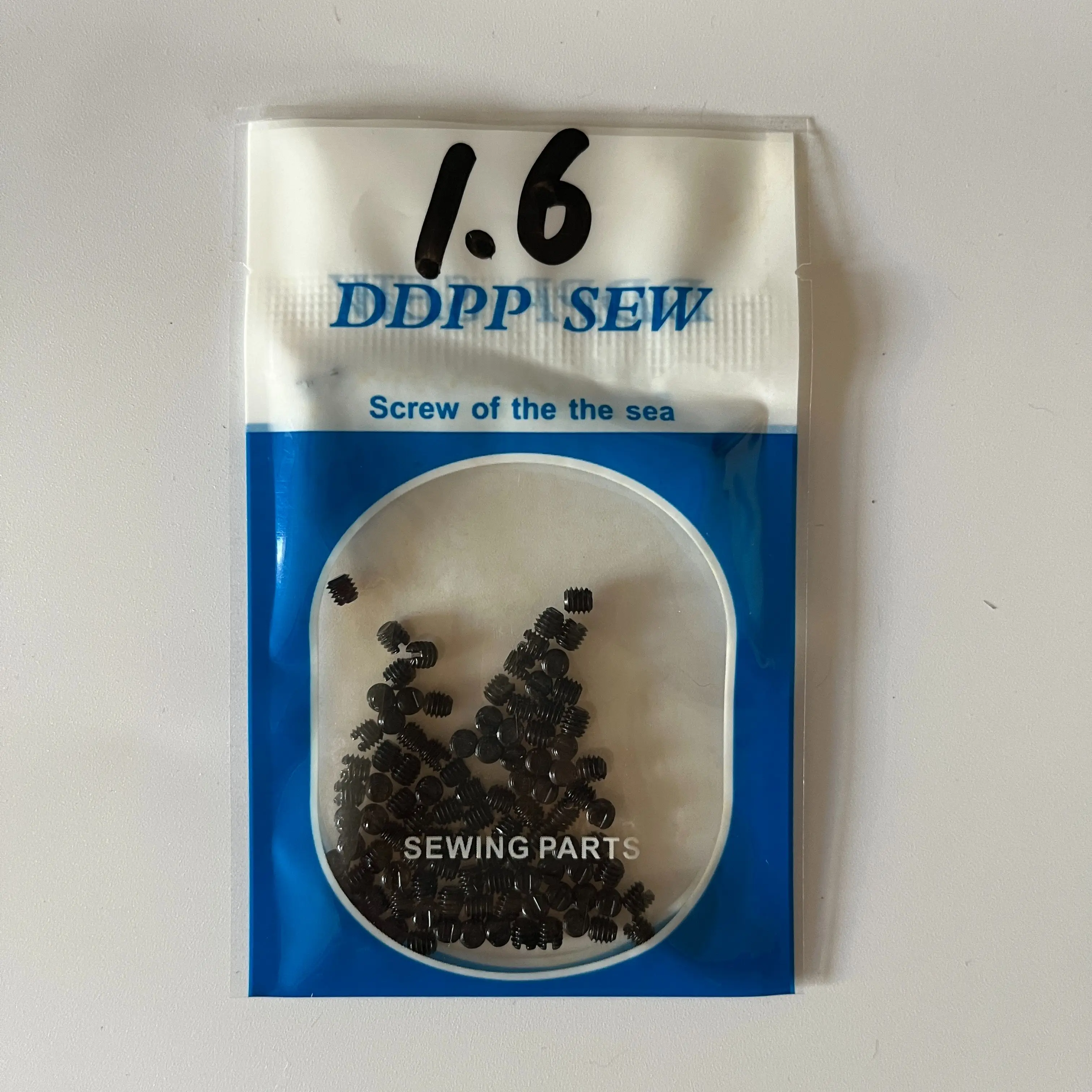 100PCS Hexagon Socket Head Cap Screw 1.5mm 1.6mm 207S14014 SS-8080310-TP Needle Screws Three Threads Overlock Sewing Machine