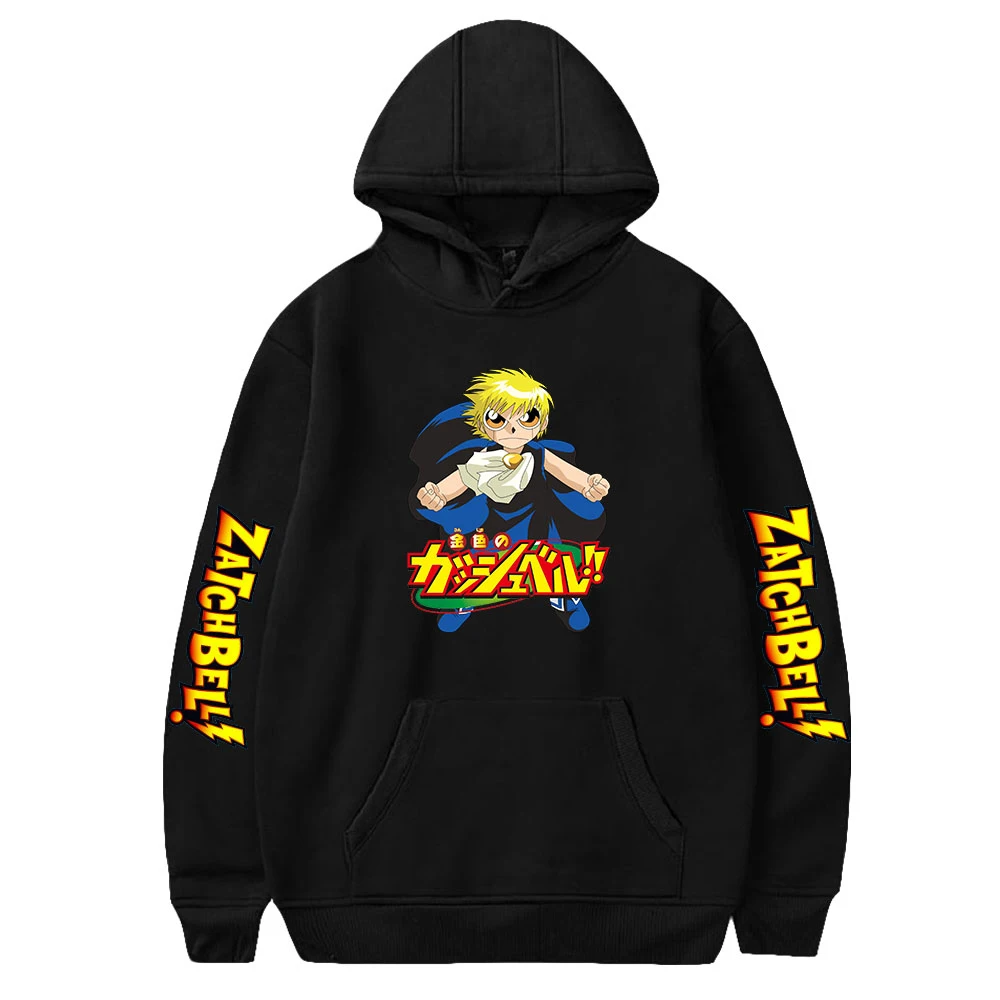 2023 Zatch Bell Hoodie Unisex Long Sleeve Sweatshirt Men Women's Hoody Pullover Harajuku Streetwear 90s Anime Clothes