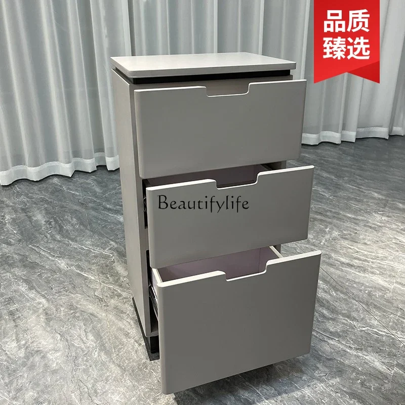 Barber Shop New Trendy Three-Layer Simple for Hair Salon Salon Tool Cabinet