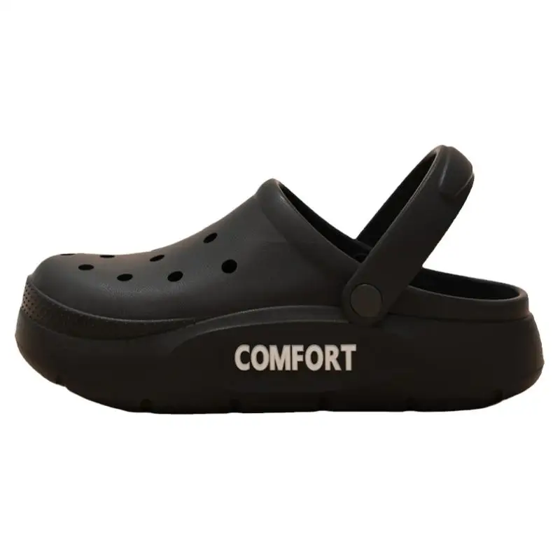 Dames Heren Slippers Zomer Antislip Paar Holle Bedekte Teen Binnen Buiten Casual Dikke Bodem Sandalen voor Thuis Volwassenen - afbeelding 2