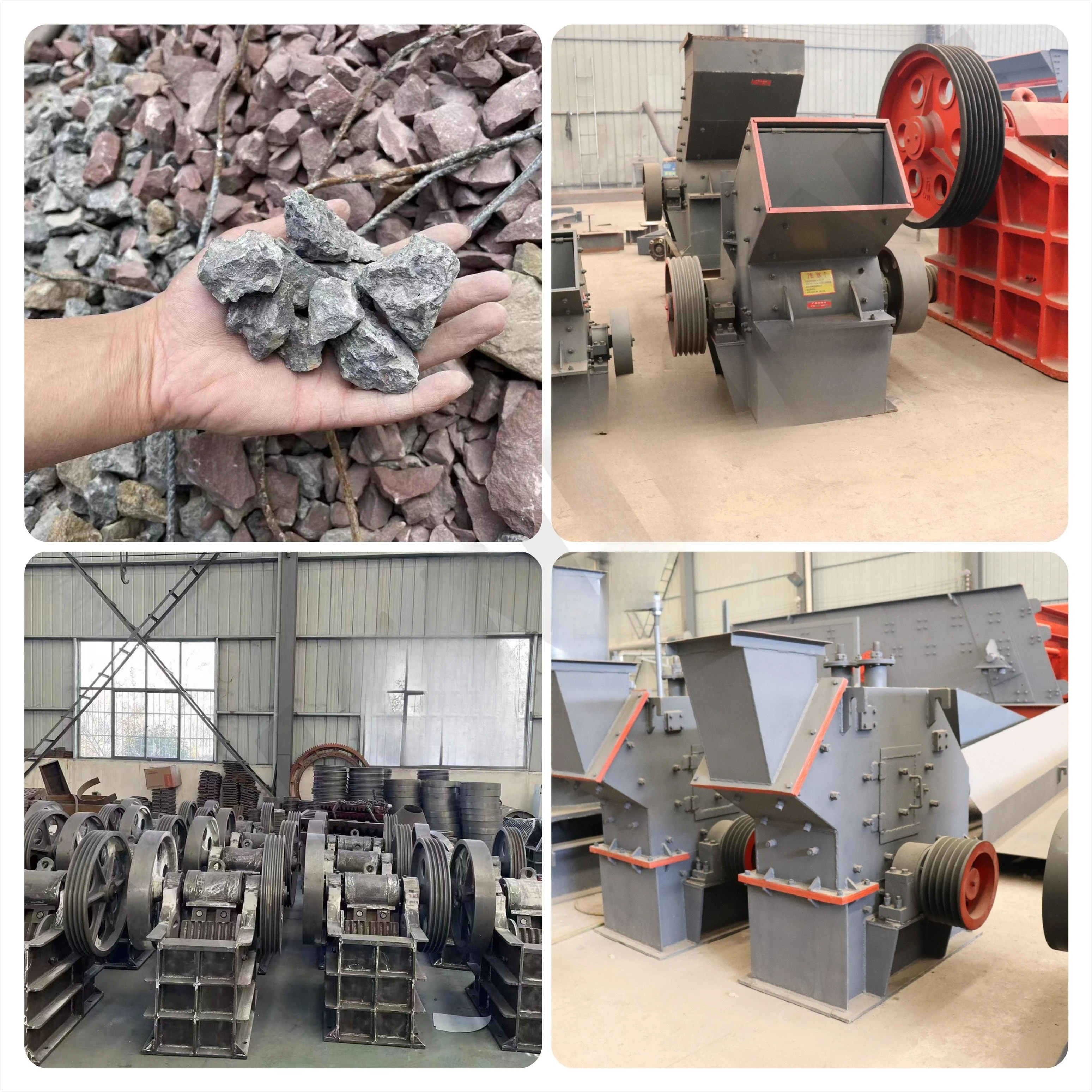 Jaw Crusher Heavy Industrial Rock Breaker Equipment High Manganese Steel Jaw Plate Wear-Resistant for Mining Ore Processing