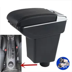 For Renault Clio 3 Armrest For Renault Captur Clio 3 III Car Armrest Box Accessories Storage Parts Dedicated Interior Retrofit
