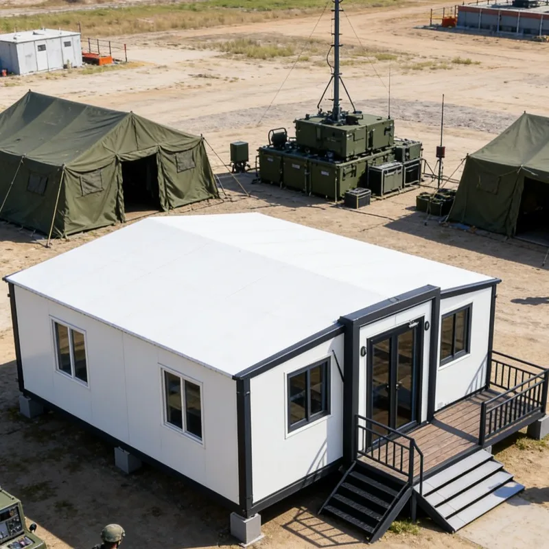 Customized Fast Assemble Container Homes Prefab Folding House Border Outpost for Patrol