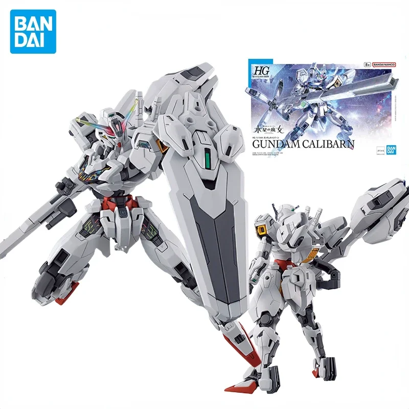 ในสต็อกOriginal BandaiอะนิเมะGUNDAM CALIBARN HG 1/144 ประกอบอะนิเมะAction Figure PVCของเล่นตุ๊กตาสะสมของขวัญ