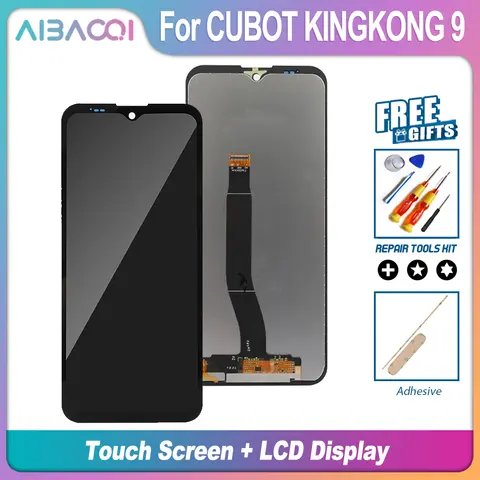 AiBaoQi Brand New Touch Screen + KINGKONG AX LCD Display Assembly Replacement For Cubot KINGKONG 9 Phone
