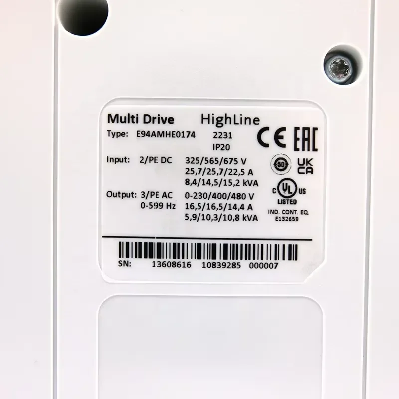 New Spot Lenze 9400 Series 7.5 KW DC 260 775V Servo Multi-Driver E94AMHE0174 Lenze Servo Driver