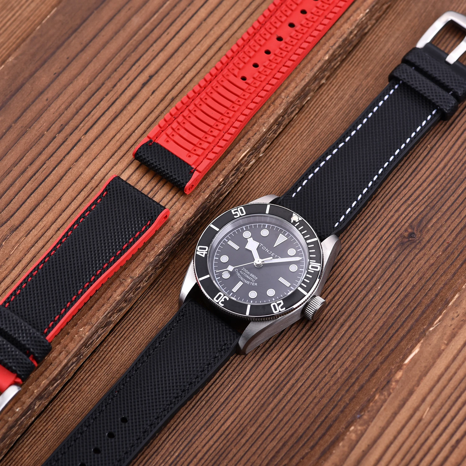 Canvas Nylon Rubber Strap 20mm 22mm 24Waterproof Watchband For Breitling Omega IWC Citizen TUDOR Hamilton Watch Men accessories view 5