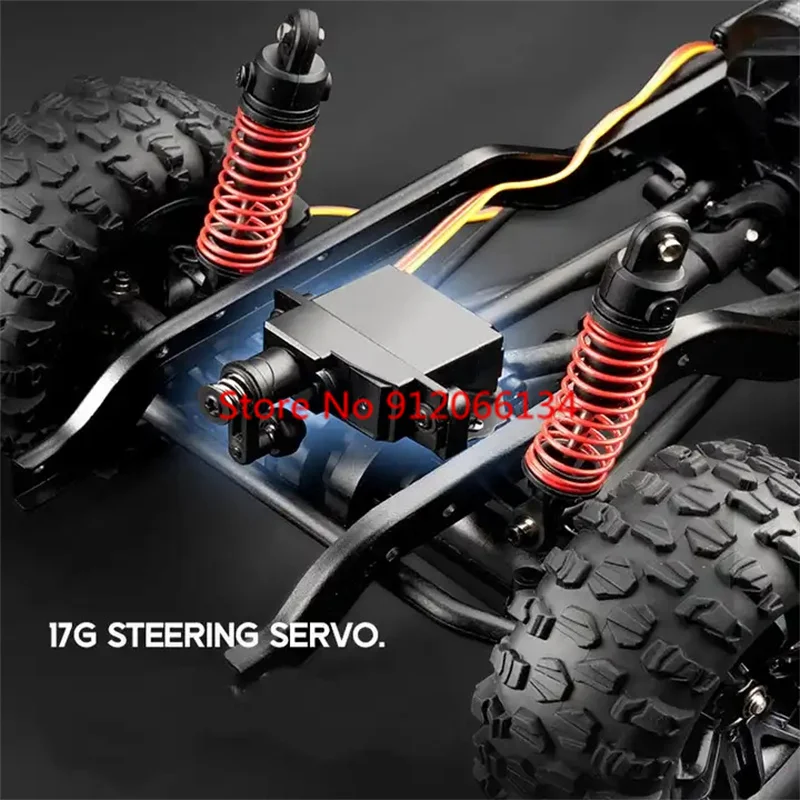 4WD 1:16 Full Scale All Terrain Off-Road Climbing RC Truck Shock Absorber Whole Car Light Group High Speed Remote Control Car