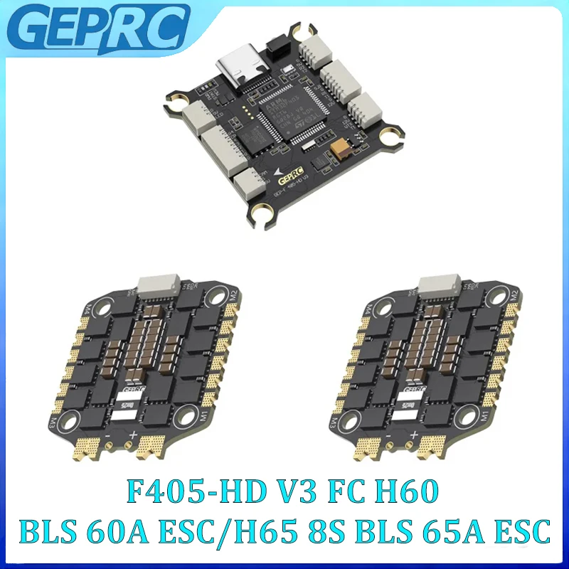

GEPRC TAKER F405 HD V3 60A 4IN1 ESC Flight Controller 42688-P Gyro Data Analyze Barometer for RC Racing FPV Drone
