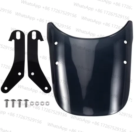 Parabrezza per cupolino moto compatibile per 2001-2017, T100 2003-2017 (fumo)