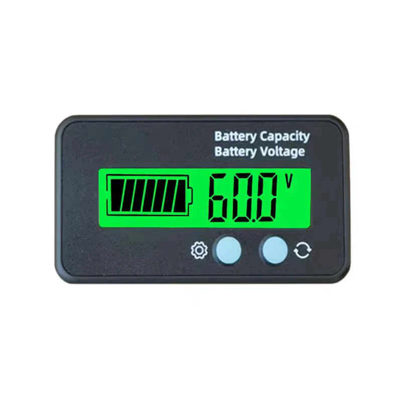 Battery Capacity Voltage Battery Power Display Meter Lithium Lead-acid Lifepo4 Battery 12V 24V 48V 60V 72V for Electric Vehicle