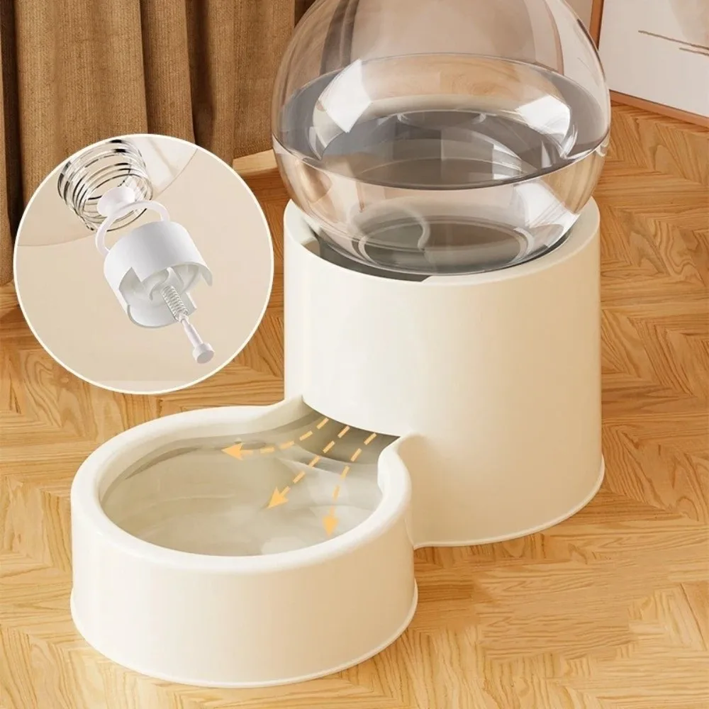 سعة كبيرة التلقائي تغذية الحيوانات الأليفة البلاستيك مانعة للتسرب الكلب موزع مياه انفصال الرقبة حماية وعاء طعام الحيوانات الأليفة التغذية اليومية #2