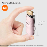Xiaomi Outdoor Mini Sun Umbrella UV Protection Ultralight Folding Five-fold Umbrella Sunshade Umbrella