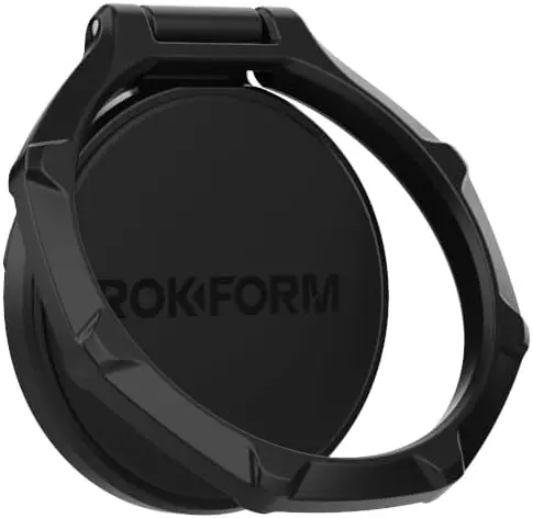 

Rokform - Magnetic Sport Ring Grip and Stand, Version 2, Metal Cell Phone Holder, Specially Designed for Rokform iPhone, Samsung