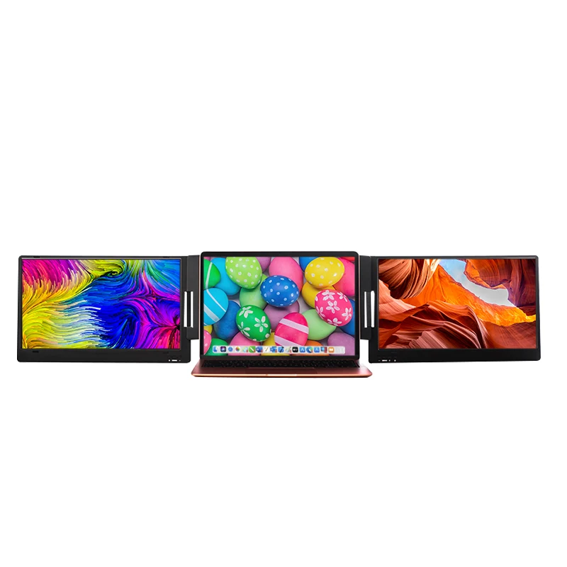 จอภาพพกพาขนาด 14 นิ้ว ปี 2025 - หน้าจอ IPS ความละเอียด Full HD - ใช้งานร่วมกับ Mac, PS5 และแล็ปท็อปที่มีพอร์ต Type-C