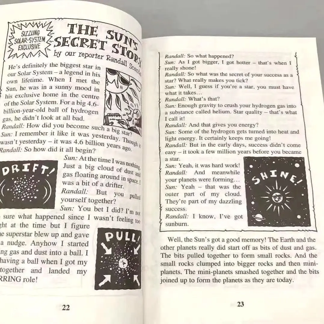 20 Bücher schreckliche Wissenschaft englische Original romane Kinder populäre Wissenschaft Enzyklopädie Bücher für Kinder