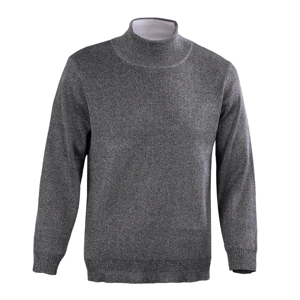 Anti-cutting A6 Semi-turtleneck Long Sleeves Special Security Protection Anti-cutting and Anti-cutting Clothes for Daily Travel