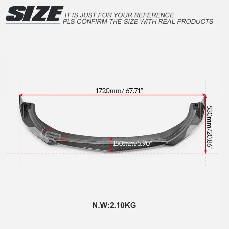 Suitable For Toyota GR86 ZN8 Carbon Fiber Modified Parts TOMS Front Lip Small Surround, Front Shovel Front Lip Chin