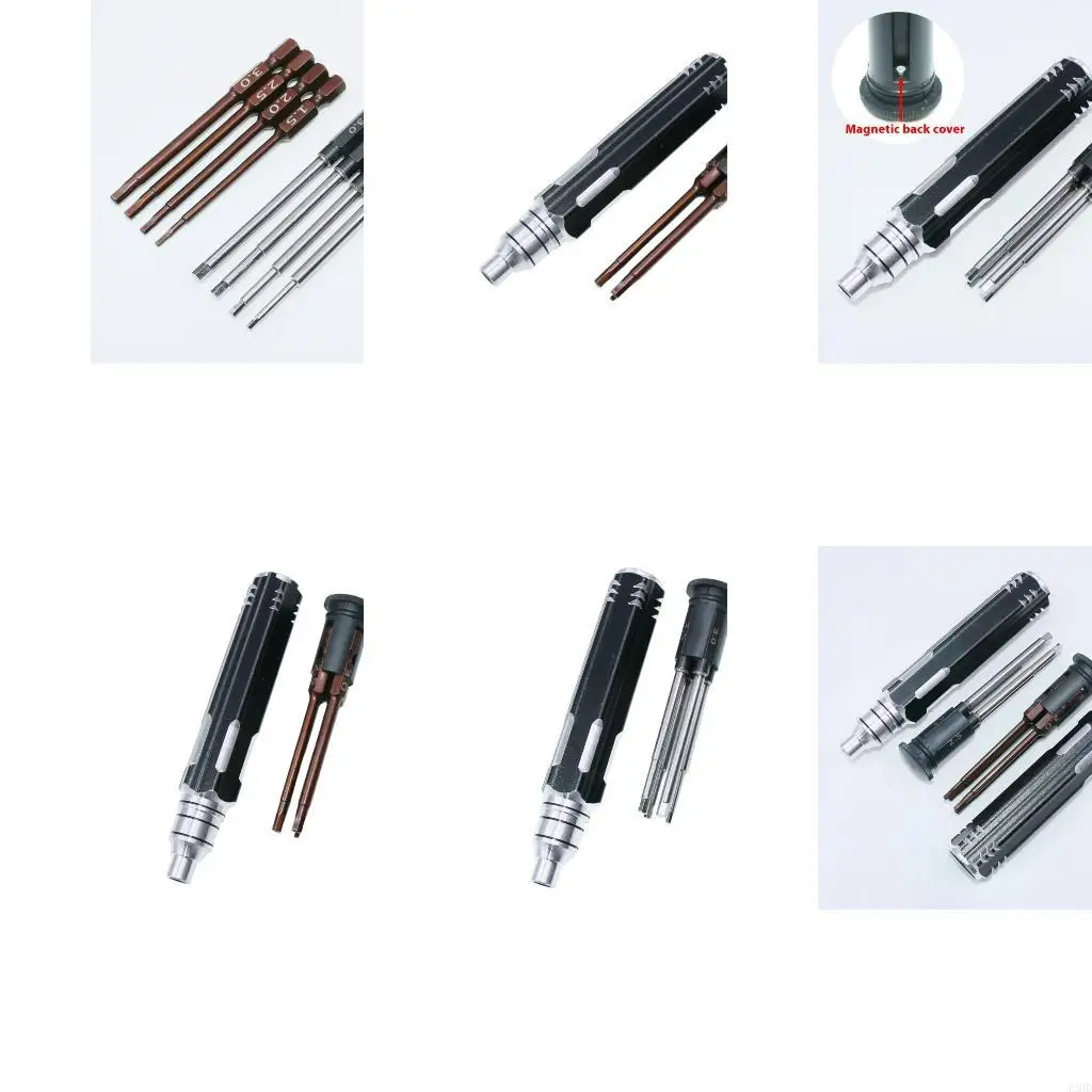 

J2HD 1.5/2.0/2.5/3.0mm Screwdriver Set For Model Building Ergonomic Design Tool