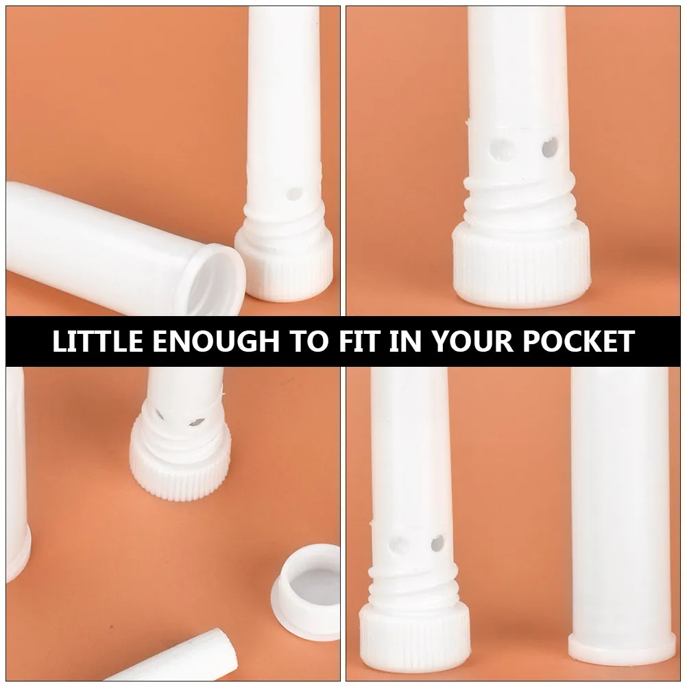 

Набор из 5 белых пустых многоразовых флаконов для эфирных масел и ароматерапии, портативный освежитель воздуха для использования в дороге