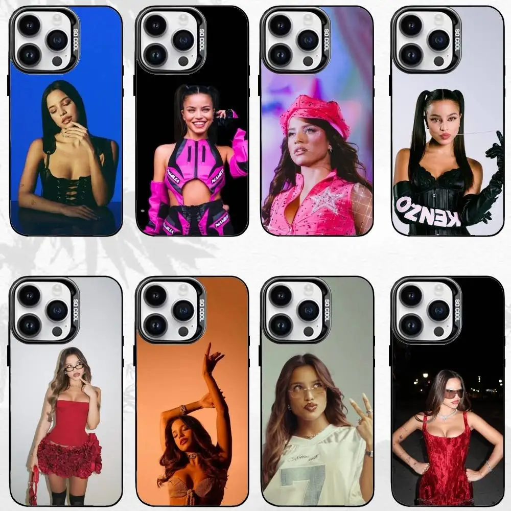 

Singer E-Emilia M-Mernes Phone Case For iPhone17,16,15,14,13,12,11 Plus,Pro Max Black Matte Shockproof Cover