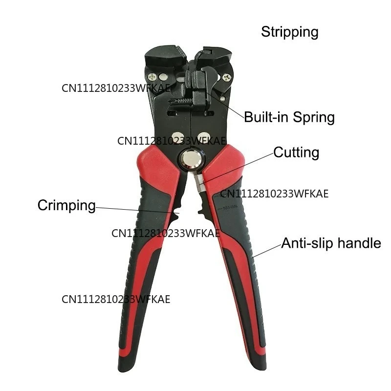 3-In-1 automatic wire stripping pliers, new electrical cable cutting tool crimp pliers 0.2-6 mm ²