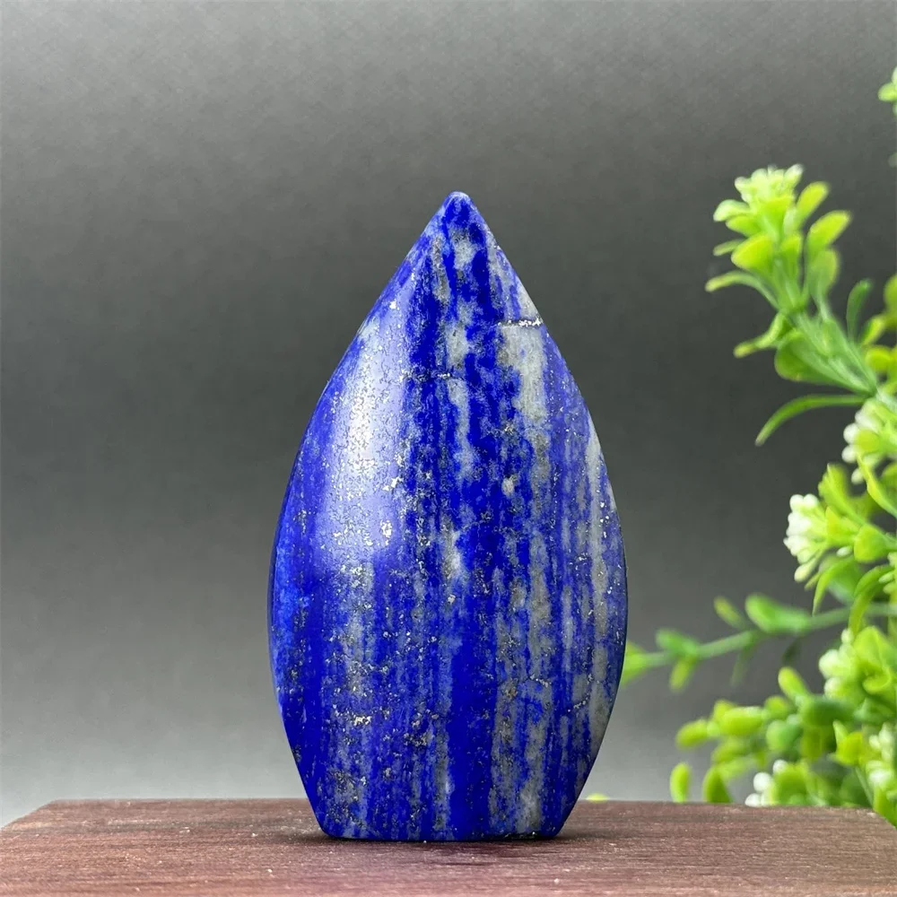 Natural Gemstone Lapis Lazuli Free Form Torch Reiki Energy Healing Witchcraft Meditation Mineral Home Decor Gift