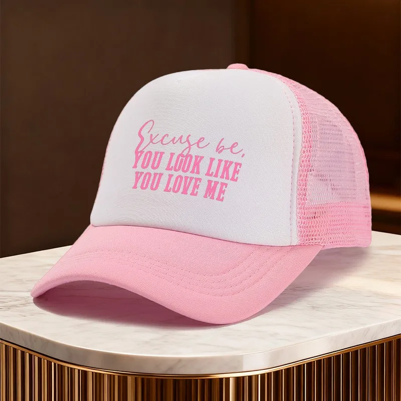 bone-trucker-com-slogan-'excuse-me-you-look-like-you-love-me'-bone-de-beisebol-respiravel-com-tela-ajustavel-unissex-para-atividades-ao-ar-livre