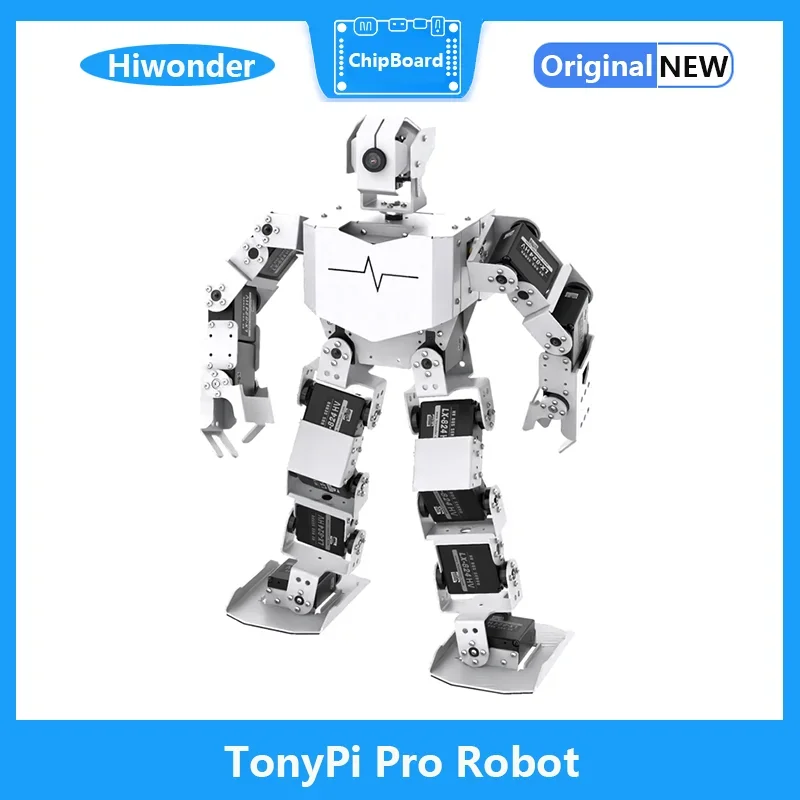 

Hiwonder TonyPi Pro Humanoid Robot AI Robot Professional Development Kit Visual Recognition For Raspberry Pi 4B