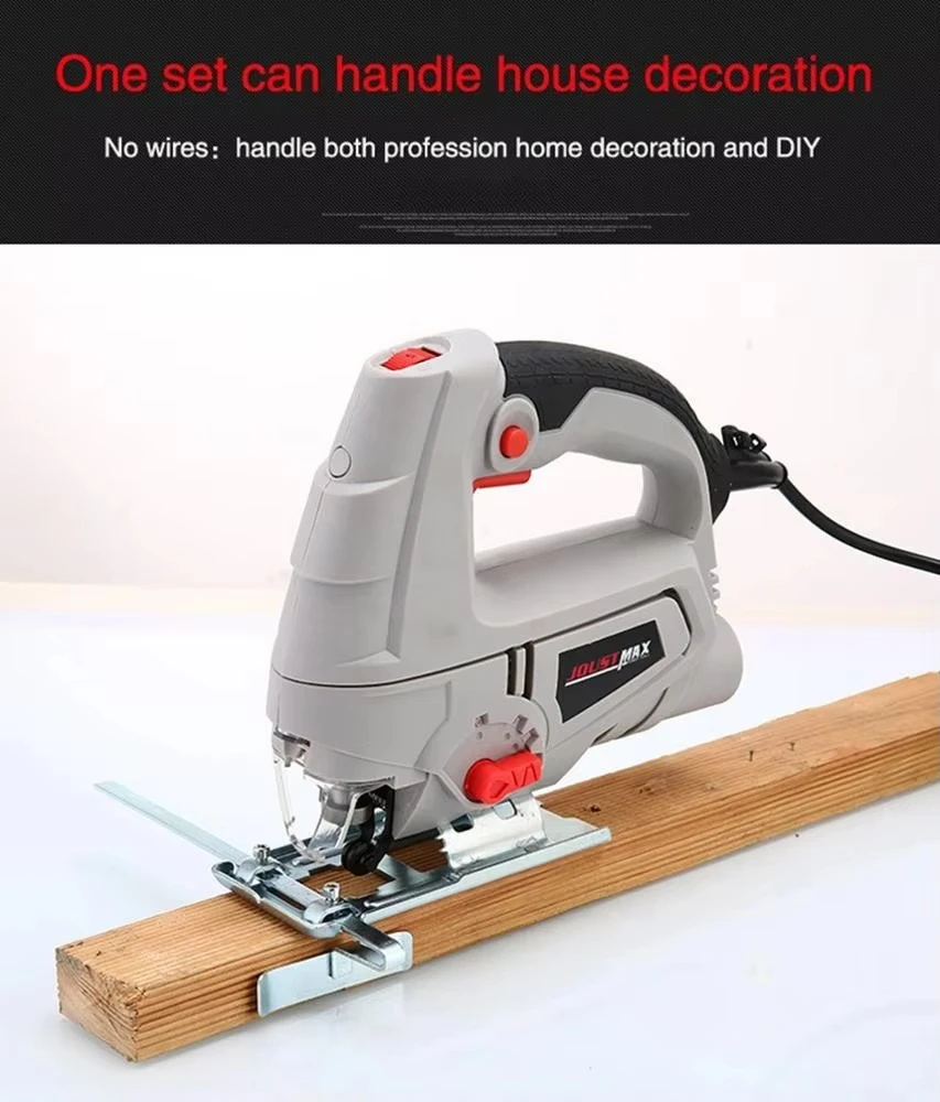 منشار تهزهز 600 وات قاطع كهربائي متعدد الوظائف للمعادن والخشب 5 سرعات متغيرة مع شفرات 5 قطع لمشاريع ذاتية الصنع