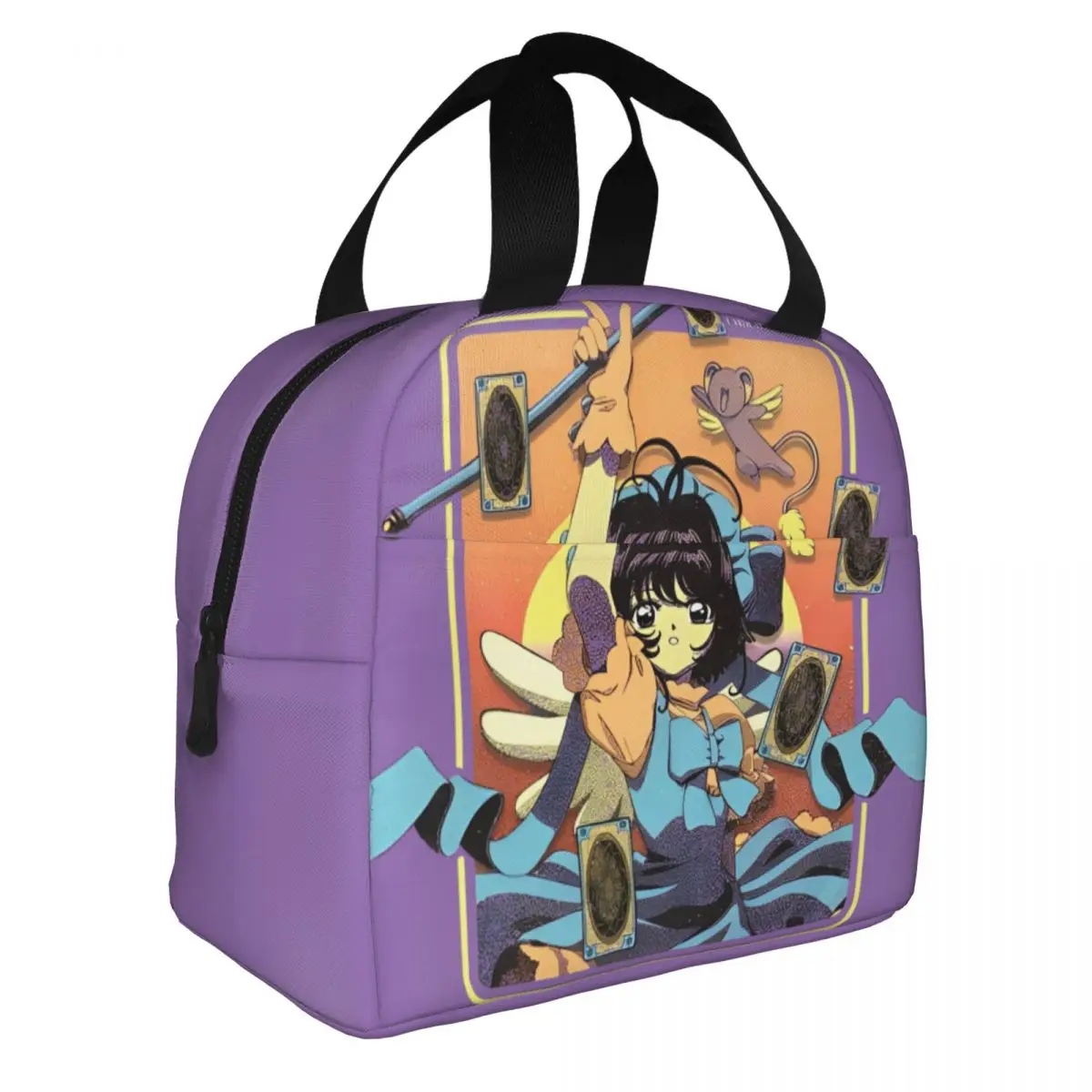 

Anime Cardcaptor Sakura Insulated Lunch Bags Thermal Bag Lunch Container Leakproof Tote Lunch Box Food Bag Beach Outdoor