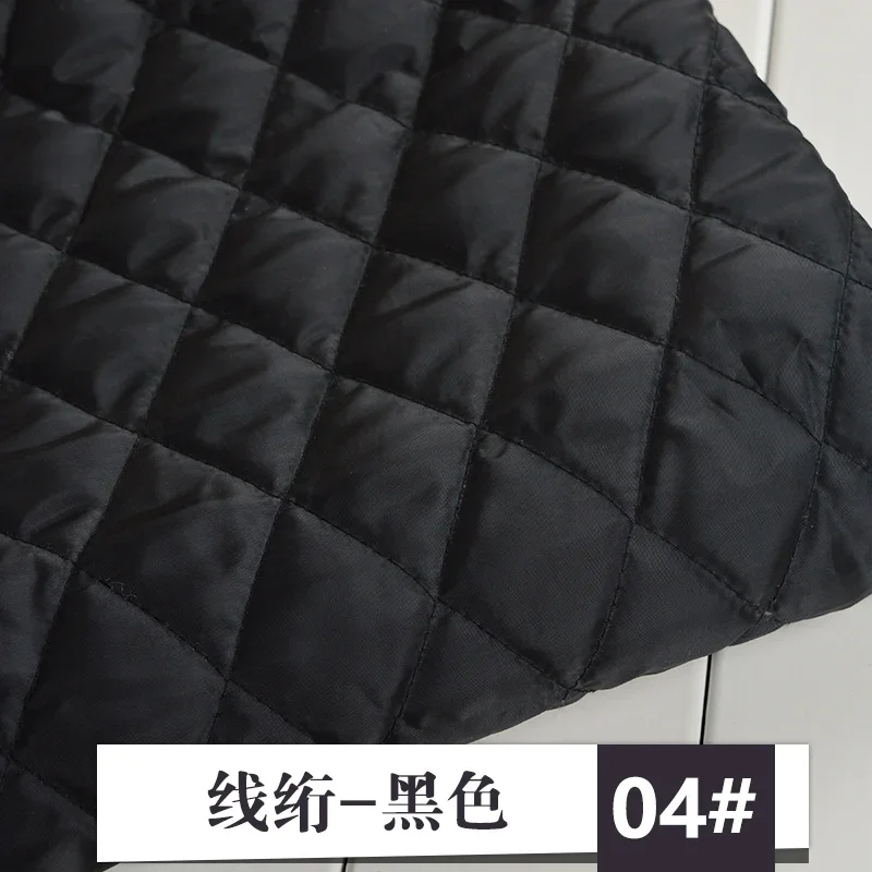 150x50cm Thickened Quilted Fabric for Autumn Winter Clothing Lining Handmade Sewing Composite Fabric