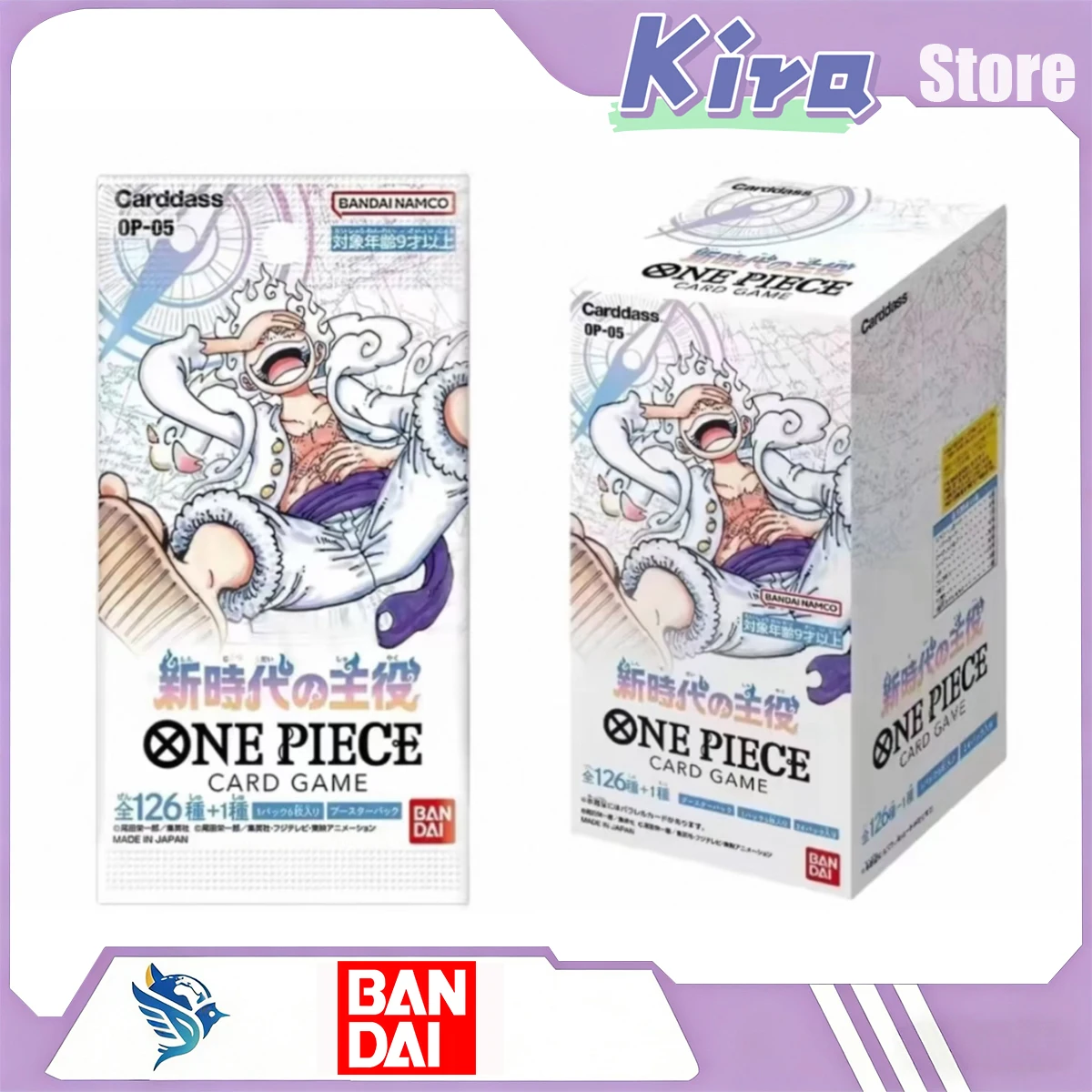 

Genuine BANDAI One Piece OPCG Japanese Version OP-05 Awakening of the New Era Collection Trading Card Peripheral Whole Box Gifts